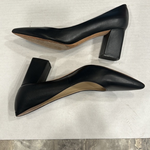 Marc Fisher Zala Black Leather Pumps 9.5M - Picture 6 of 8